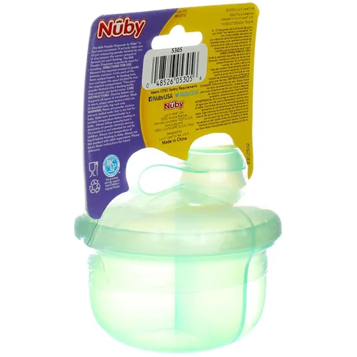 Vista 5 de Nuby - Dispensador de leche en polvo, colores pueden variar, 3 compartimentos