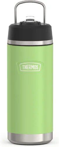 Vista 10 de THERMOS ICON SERIES - Botella de agua aislada con tapa con popote, 18 onzas, rosa intenso, botella de agua aislada al vacío de acero inoxidable