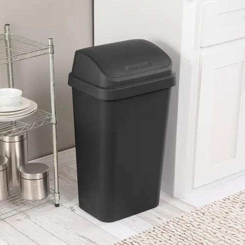 Vista 5 de Sterilite Papelera SWINGTOP BLK 13GA 10899004