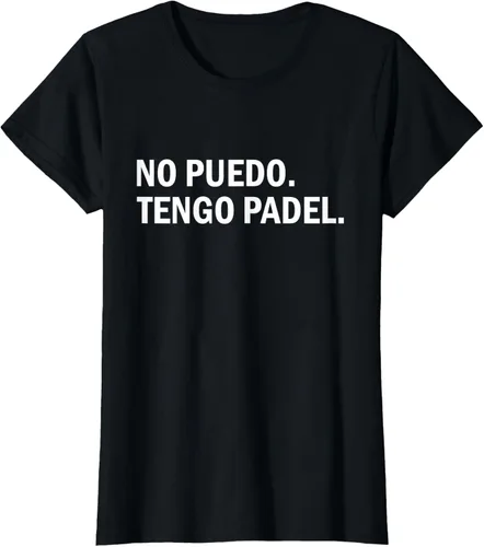 Vista 53 de Camiseta de jugador divertido No Puedo Tengo Padel Hobby