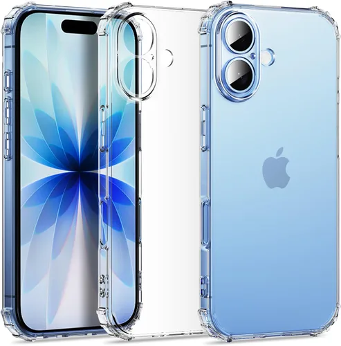Vista 26 de Funda transparente para iPhone 12 Pro Max, ultrafina, flexible, resistente a los arañazos, gel de TPU de goma suave de silicona protectora