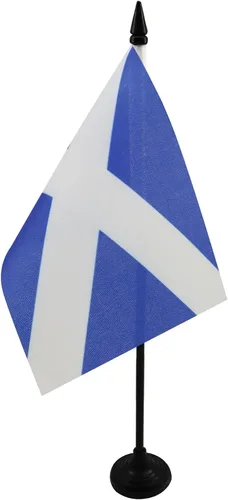 Vista 109 de AZ FLAG Aland Table Flag 4x6 in 100D Polyester Plastic Base Indoor use Finnish 15x10 cm desk flag stitched finish with reinforced edges with