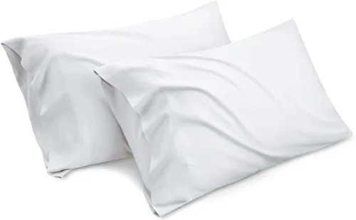Vista 8 de Luxury Hotel Collection - Juego de 2 fundas de almohada tamaño King, color beige liso, microfibra cepillada suave, resistente a las arrugas