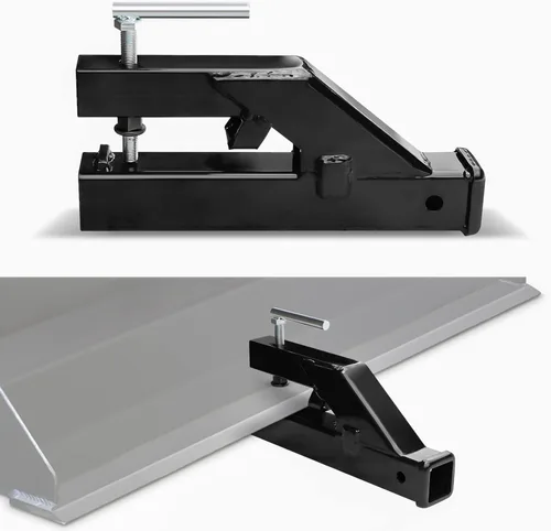 Vista 8 de Enganche de cubo para tractor, EBESTTECH 1 pieza de abrazadera para receptor de enganche de remolque 2" con adaptador de montaje de bola Compatible