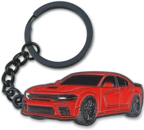 Vista 10 de Llavero para Dodge Challenger, Dakota, Charger, SRT, Avenger, Durango, Caravan, accesorios para Dodge Charger 2015-2022