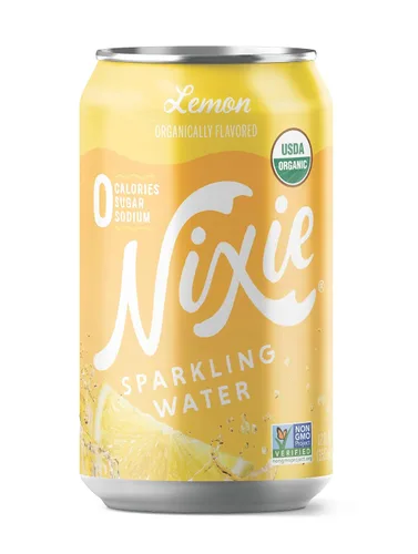 Vista 8 de Nixie Agua con gas, cereza y lima negra latas de 12 onzas líquidas, paquete de 24 Orgánica, vegana, sin OMG, sin gluten, 0 calorías, 0 azúcar, 0