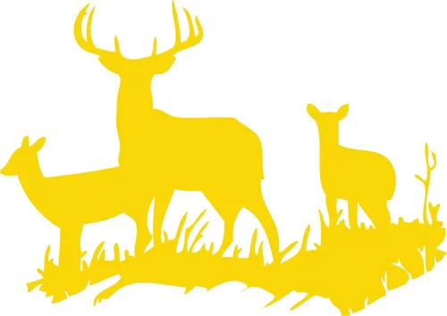 Vista 10 de Picniva Buck Deer Doe - Vinilo decorativo para pared, decoración de cabaña rústica inspiradora y citas, arte de pared extraíble para interiores