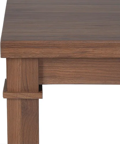 Vista 57 de Juego de mesa de comedor vintage de 6 piezas, juego de mesa de comedor de cocina de madera maciza con 4 sillas ergonómicas acolchadas y banco, mesa