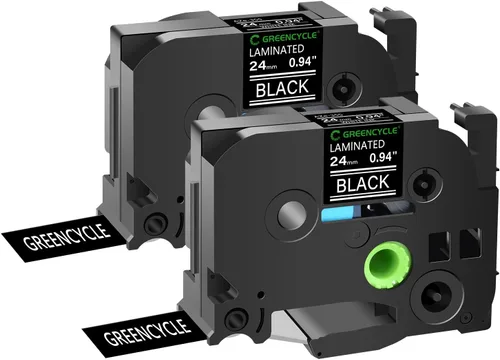 Vista 19 de GREENCYCLE Cinta para etiquetadora Brother P-Touch TZe-831 TZ-831 de 0.472 in 0.47 laminada TZe TZ Gold Tape para PT-D210 PT-D600 PT-H110 PT-1230, 2