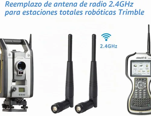 Vista 4 de Eightwood Antena WiFi 5dBi 2.4GHz RP-TNC Antenas macho (paquete de 2)