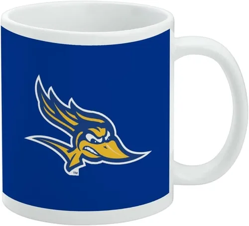 Vista 231 de Taza de cerámica con el logotipo principal de la Universidad Rider, taza de regalo novedosa para café, té y bebidas calientes, 11oz, blanca