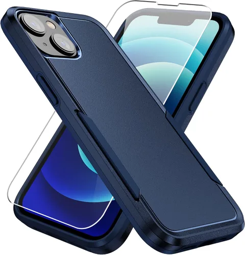Vista 24 de Funda para iPhone 12 Pro Max, con protector de pantalla, [probada contra caídas de grado militar], resistente, resistente, a prueba de golpes