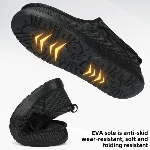 Vista 7 de 1TAZERO Zapatos anchos para hombre, mocasines casuales para caminar, zapatos ortopédicos cómodos de ancho ancho para hombres con soporte de arco