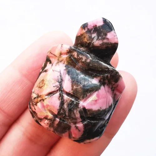 Vista 9 de 1 pieza de cristales de tortuga de labradorita negra y piedras curativas, escultura coleccionable de animales tallados a mano de 1.5 pulgadas