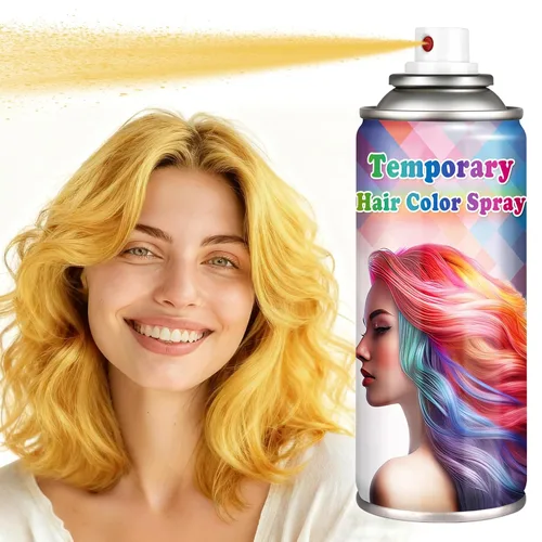 Vista 15 de Spray para el cabello gris Spray de color temporal Tinte para el cabello gris-gris, 4.1 fl oz