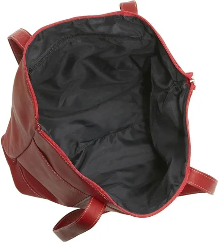 Vista 2 de Le Donne Bolso de mano mediano de cuero - Bolso de mujer de cuero Vaquetta colombiano