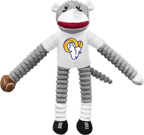 Vista 31 de Littlearth NFL Sock Monkey Pet Toy, Team Color, One