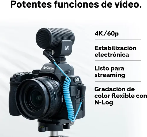 Vista 8 de Nikon Z50 II Cámara compacta sin espejo para fotos fijas/vídeo con preajustes de color fáciles y Compartir fotos inalámbrico Modelo Nikon USA