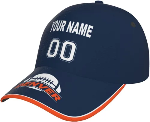 Vista 17 de Gorra personalizada con cualquier nombre y número ajustable, regalo personalizado para papá, hombres, mujeres, jóvenes, fanáticos de los deportes