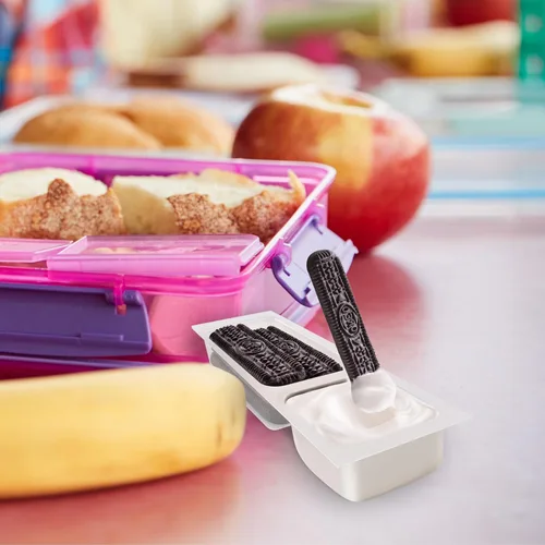 Vista 9 de Handi-Snacks OREO - Paquetes de bocadillos para salsa de galletas y creme, 20 paquetes de aperitivos