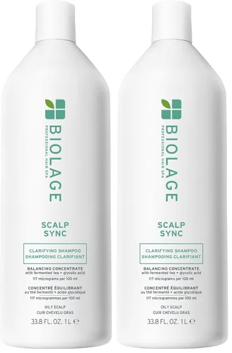 Vista 11 de Biolage Scalp Sync Clarifying Shampoo - Residue & Buildup Remover, For Oily Scalp