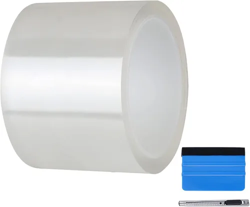 Vista 10 de LZLRUN Kit de herramientas gratis transparente protector de borde de la puerta de coche protector universal para puerta de coche, pegatina