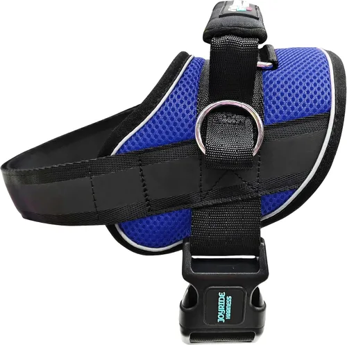 Vista 16 de Joyride Harness Chaleco de malla de verano – Arnés para perro 2.0 sin tirones – Chaleco ajustable y transpirable – Etiqueta de nombre personalizada