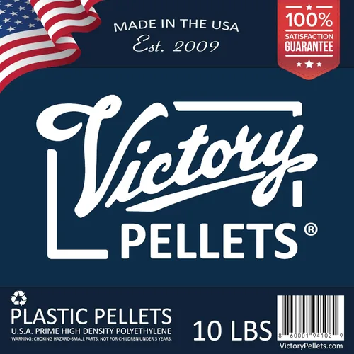 Vista 5 de Victory Pellets 10 libras – Bolitas de plástico fabricadas en Estados Unidos para mantas con peso, costura y relleno de textiles, vertido suave