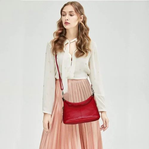 Vista 2 de MINTEGRA Bolsos para mujer Hobo Bolso de hombro Crossbody Bolso de hombro con borla