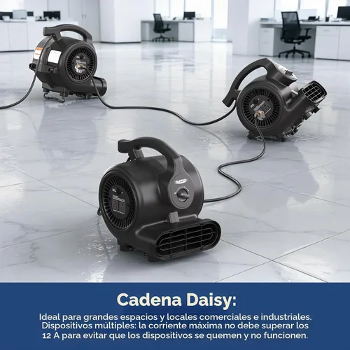 Vista 6 de ALORAIR Ventilador de ventilador de motor de aire de 3 velocidades 115W