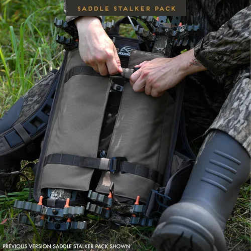 Vista 7 de Insights Hunting por frogg toggs - Mochila de Caza Saddle Stalker, Elementos Sólidos Marrón