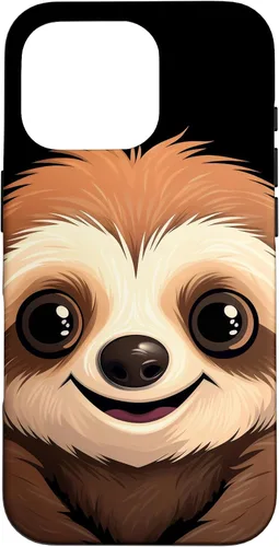 Vista 20 de Carcasa para iPhone 16 con cara de perezoso perezoso