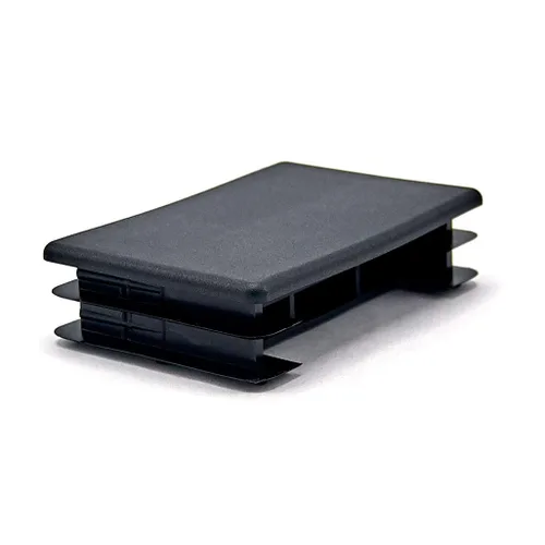 Vista 12 de Outwater Tapones rectangulares de plástico de 1-1/2 x 3 pulgadas para tubos, tapón de acabado para silla de tubo rectangular, protector de suelo, se