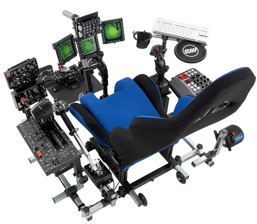 Vista 4 de SimFab Modular Flight Simulator Pit For Combat Simulation. DCS Edition. Compatible With Thrustmaster Warthog, WinWing, VirPil, VKB And Alike