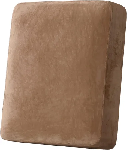 Vista 16 de H.VERSAILTEX Funda de cojín elástica de terciopelo para sofá, funda de cojín de felpa para cojines de silla, protector de muebles, cojín de asiento