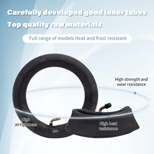 Vista 3 de Tubo interior de neumático resistente de 2 x 8.5 pulgadas, compatible con motos, motos, carretillas, cortacéspedes, camiones de mano, carros