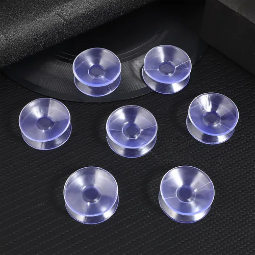 Vista 9 de Alipis 10 piezas de plástico transparente parachoques parachoques resistentes ventosas para vidrio transparente PVC plástico ventosas de dos caras