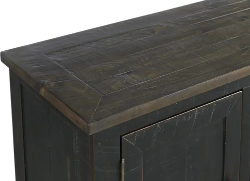 Vista 7 de Martin Svensson Home Monterey - Soporte para TV, color negro con tapa marrón