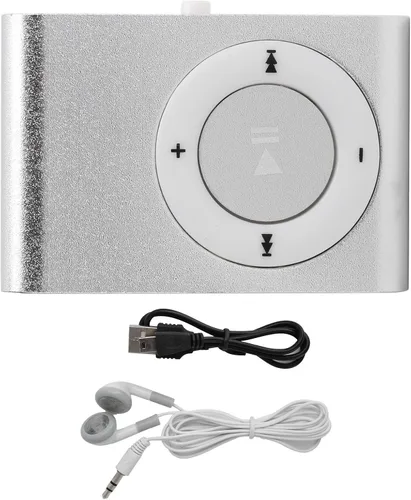 Vista 4 de Reproductor de música MP3 con clip, reproductor de audio potable con auriculares, mini reproductor de medios de música digital, reproductor de MP3