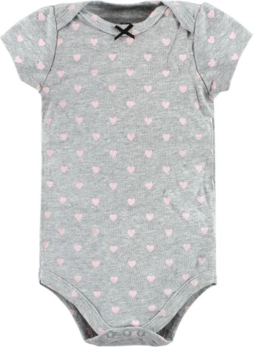 Vista 331 de Hudson Baby baby-girls Cotton Bodysuits 3-pack