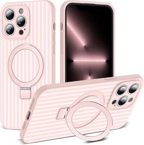Vista 136 de SKYLMW Funda diseñada para iPhone 11 con soporte magnético invisible Compatible con Mag-Safe, a prueba de caídas de grado militar, a prueba