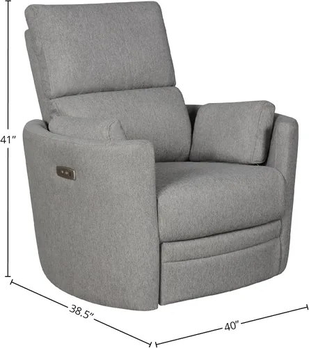 Vista 3 de Westwood Design Brújula deslizador giratorio eléctrico tapizado, guijarro