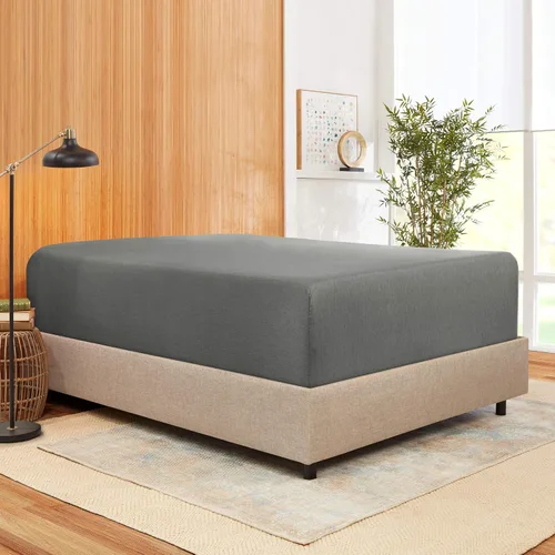 Vista 17 de 100 % algodón natural de 400 hilos, 1 pieza con bolsillo profundo de 21 pulgadas y 2 fundas de almohada, juego de sábanas de 3 piezas
