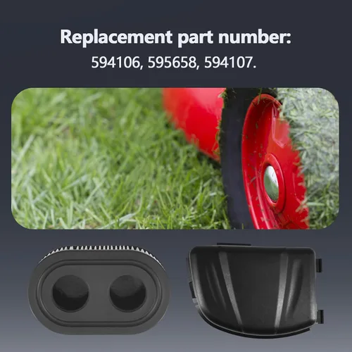 Vista 6 de 594107 594106 595658 Kit de cubierta para filtro de aire para cortacésped con filtro de aire y base de filtro de aire del motor, compatible