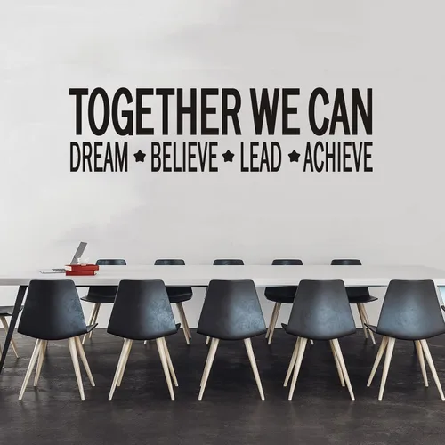 Vista 8 de VODOE Pegatinas de pared inspiradoras para oficina: aplicar en menos de 30 Cambia tus pensamientos