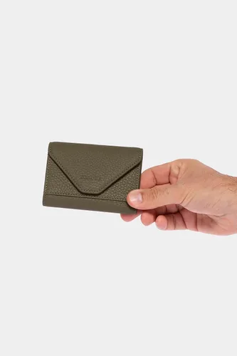 Vista 54 de grande Estuches para tarjetas 3639, Naranja, Tarjetero de cuero con cierre magnético, cartera pequeña de acordeón para mujer