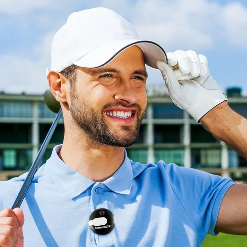 Vista 5 de Frienda Contador de puntuación de golf - Minicontador de golpes de golf con un solo toque de reinicio y simple accesorio para el guante del anotador