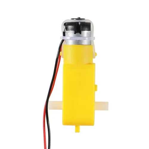Vista 5 de Diann 4 unids TT Motor DC 3-6V Caja de Engranajes Motor 200RPM Relación 1:48 Eje Motor con Cable de 2.54mm para DIY Coche Inteligente Robot
