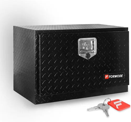 Vista 14 de FORWODE Caja de herramientas de 18 Pulgadas para Carrocería de Camión, de Aluminio, para Camión con Remolque, Caja de Herramientas para Camioneta