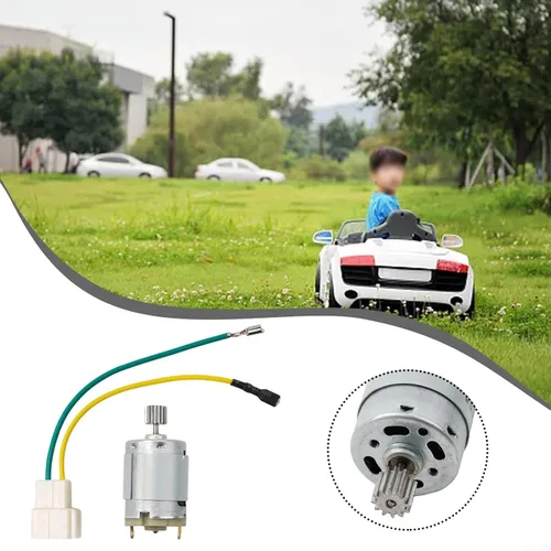 Vista 3 de Motores para coche eléctrico para niños, apto para coche eléctrico 550 RS390 RS380 12V 6V DL555 24V 10 dientes motorreductor de alta velocidad
